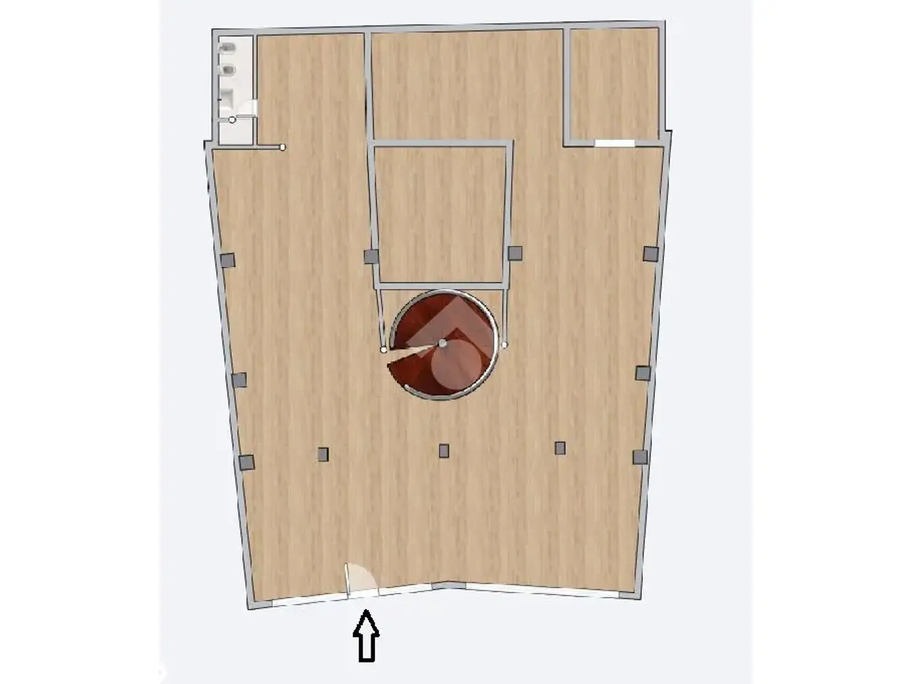 Negozio in Via Adua 42, Latina, {3} - Planimetria 1