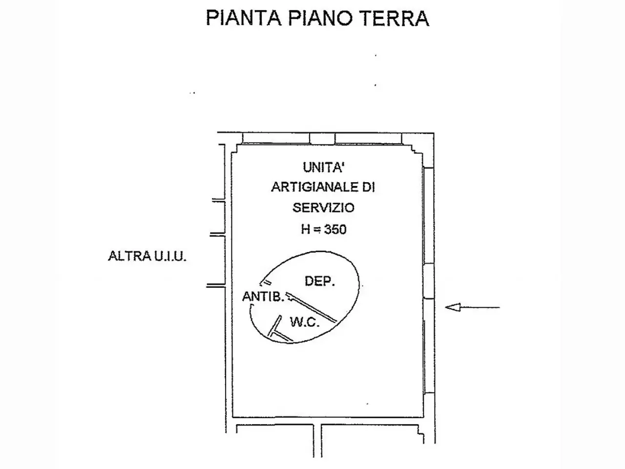 Negozio in Zona Centrale, Faenza, {3} - Planimetria 1