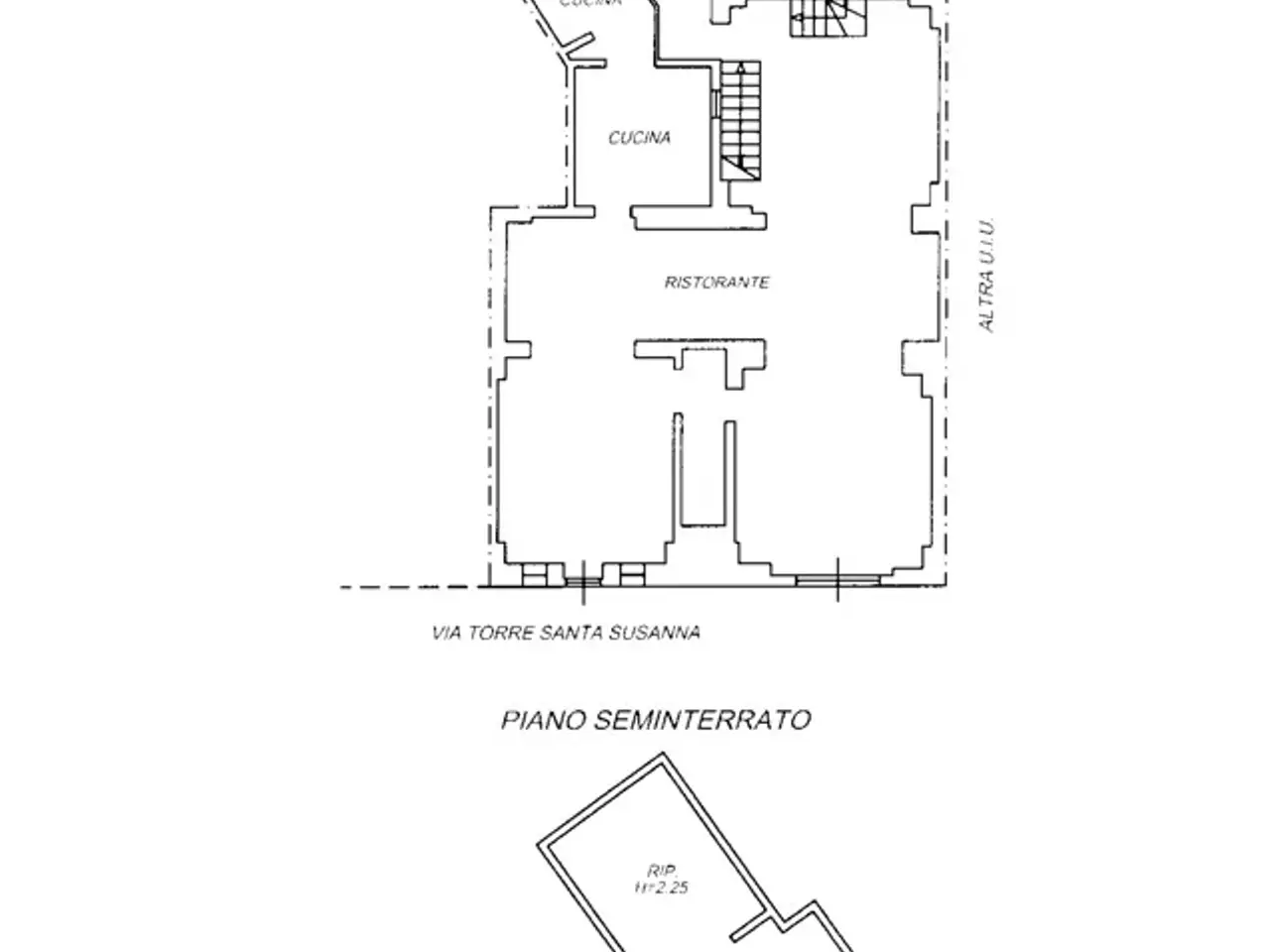 Negozio in Via Torre Santa Susanna  75/79, Oria, {3} - Planimetria 1
