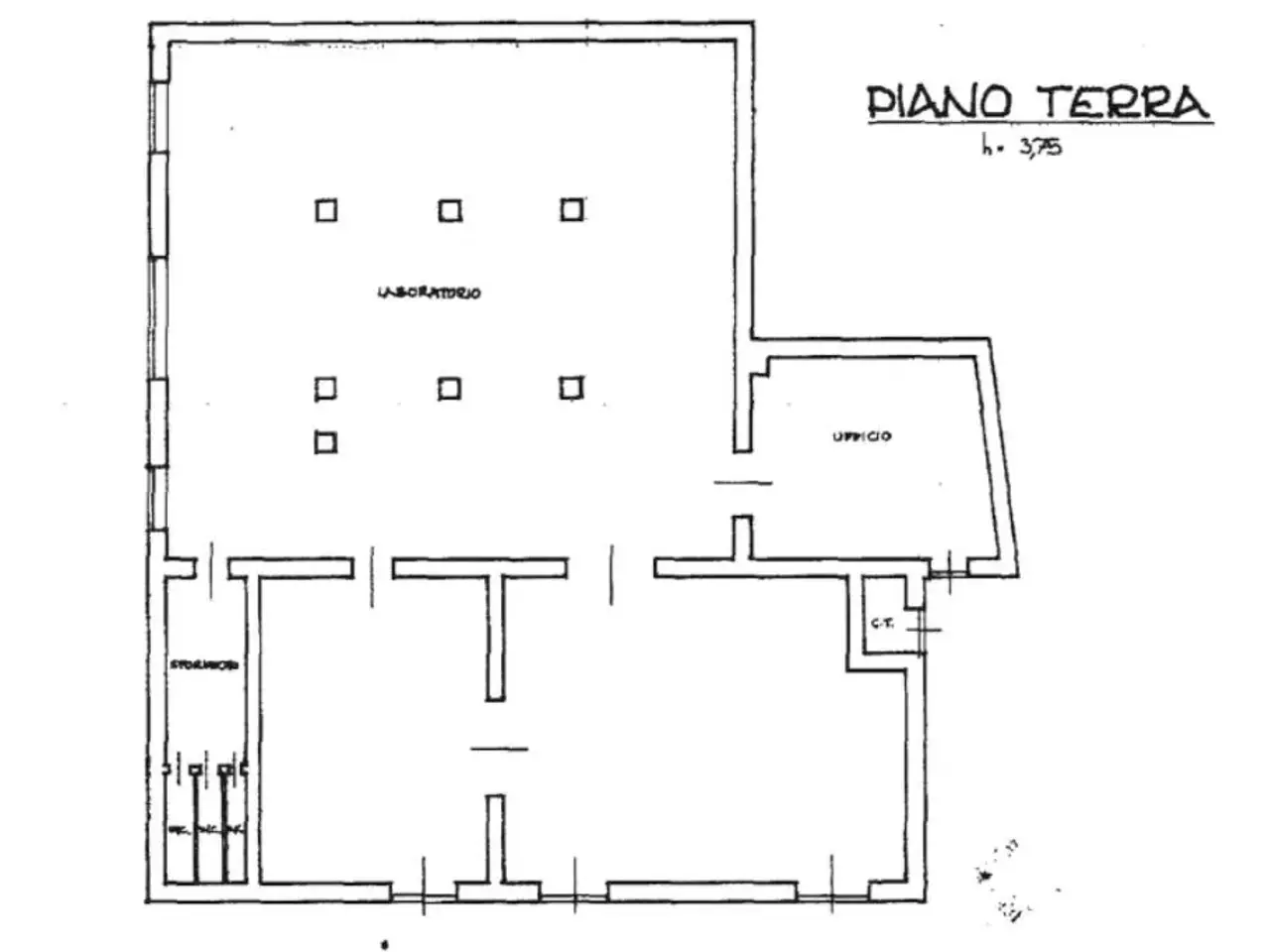 Capannone in Via dei Mulini, Ivrea, {3} - Planimetria 1
