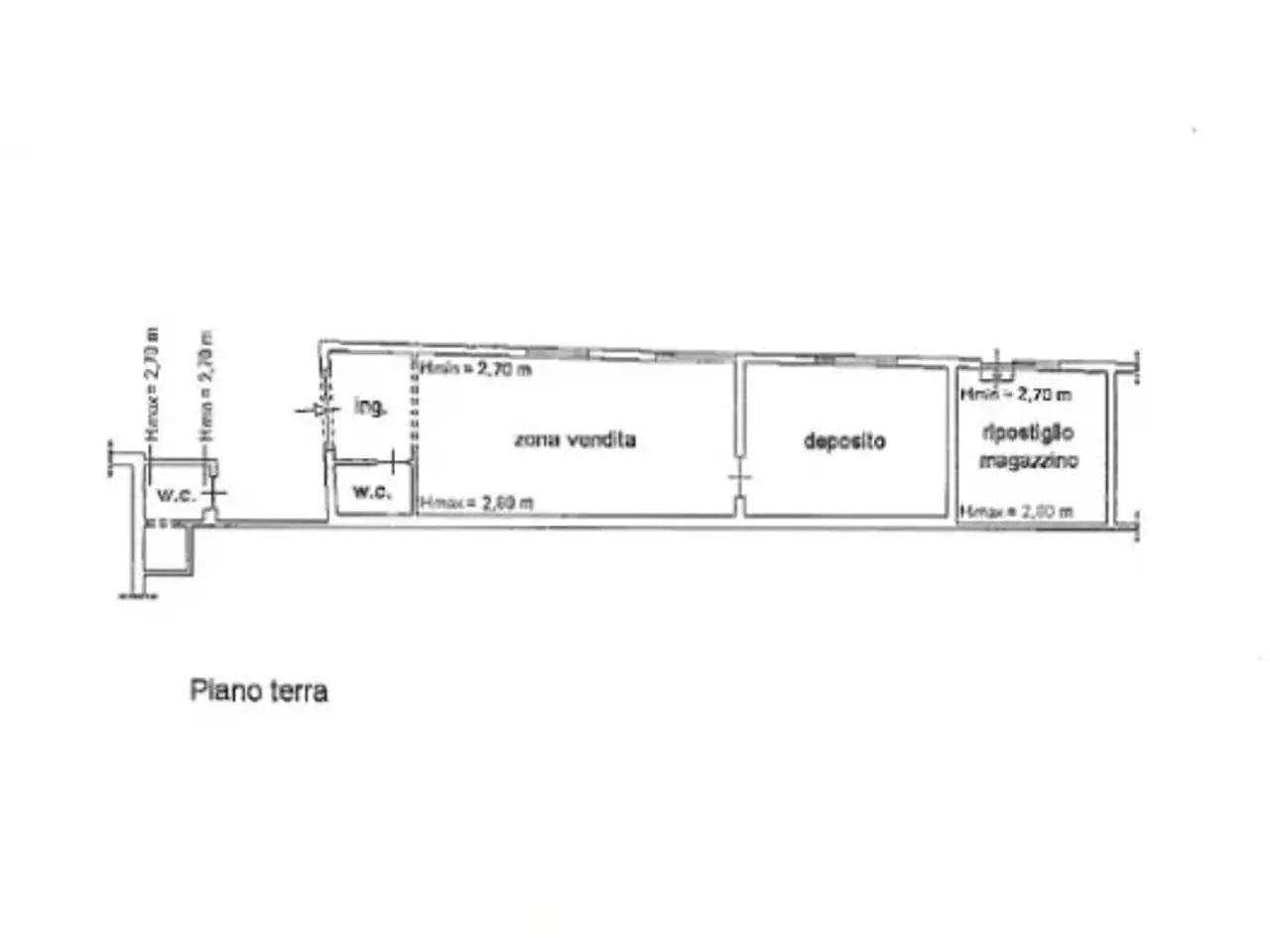 Negozio in Via dell'Artigianato, Foligno, {3} - Planimetria 1