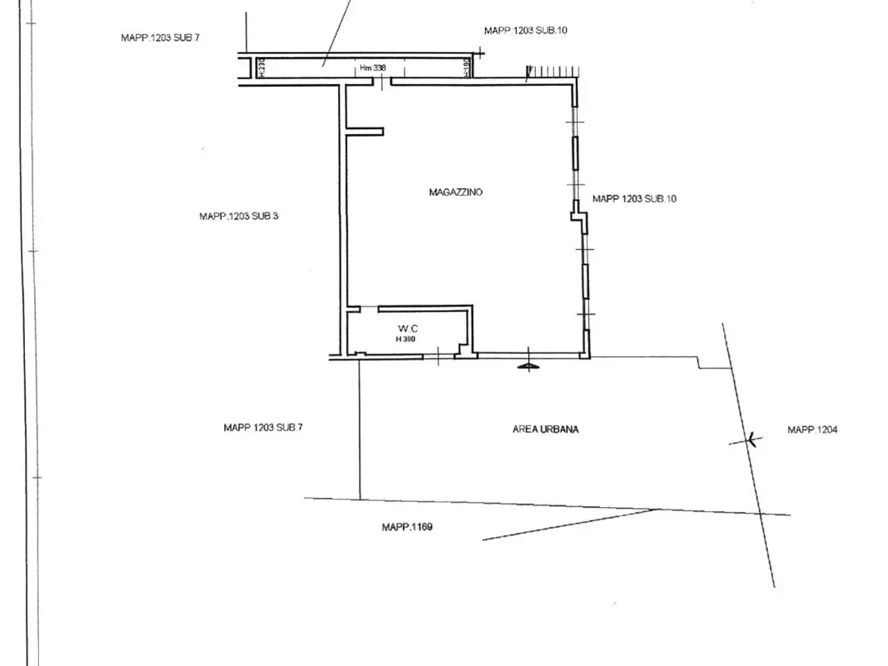 Magazzino in Via Borgolo, Castelnuovo Magra, {3} - Planimetria 1