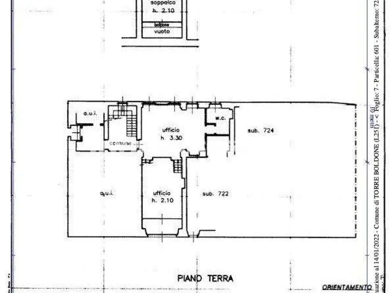 Ufficio in Centro, Torre Boldone, {3} - Planimetria 1