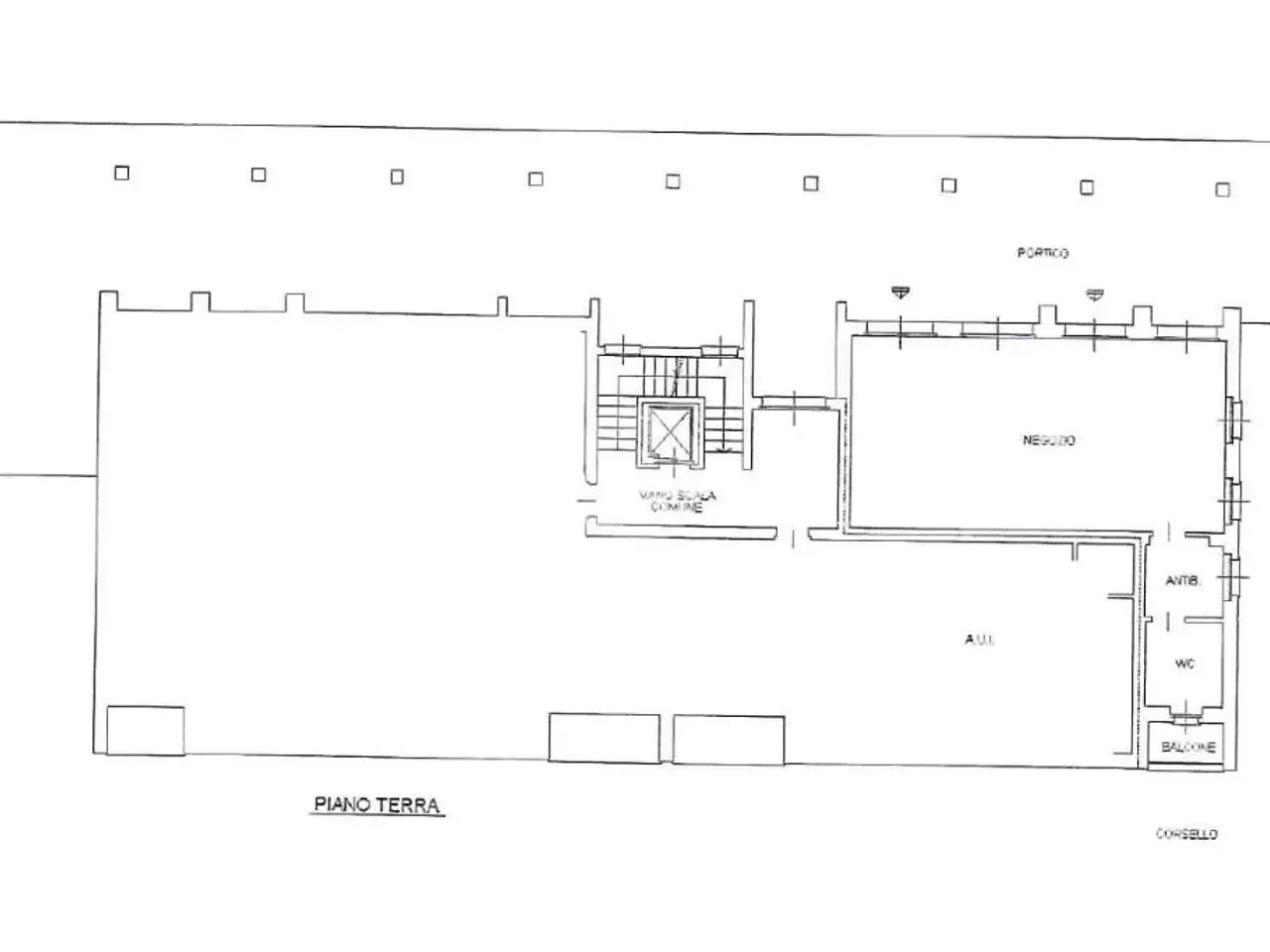 Negozio in Via Maestri del Lavoro, Cervignano D'Adda, {3} - Planimetria 1