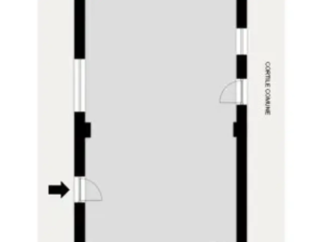Negozio in Via Giuseppe Mazzini 39, Treviglio, {3} - Planimetria 1