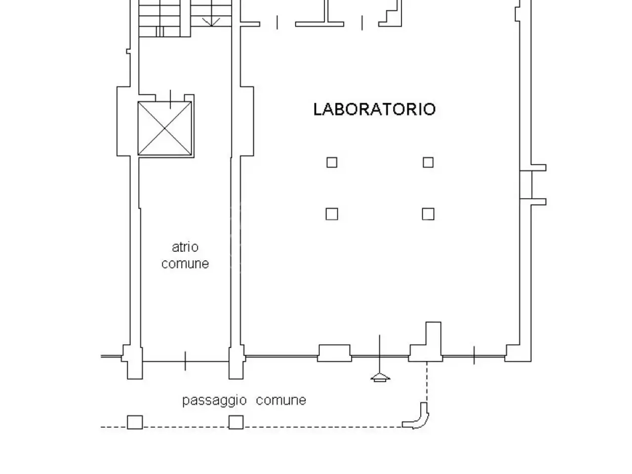 Laboratorio in Via Rogoredo 21, Milano, {3} - Planimetria 1