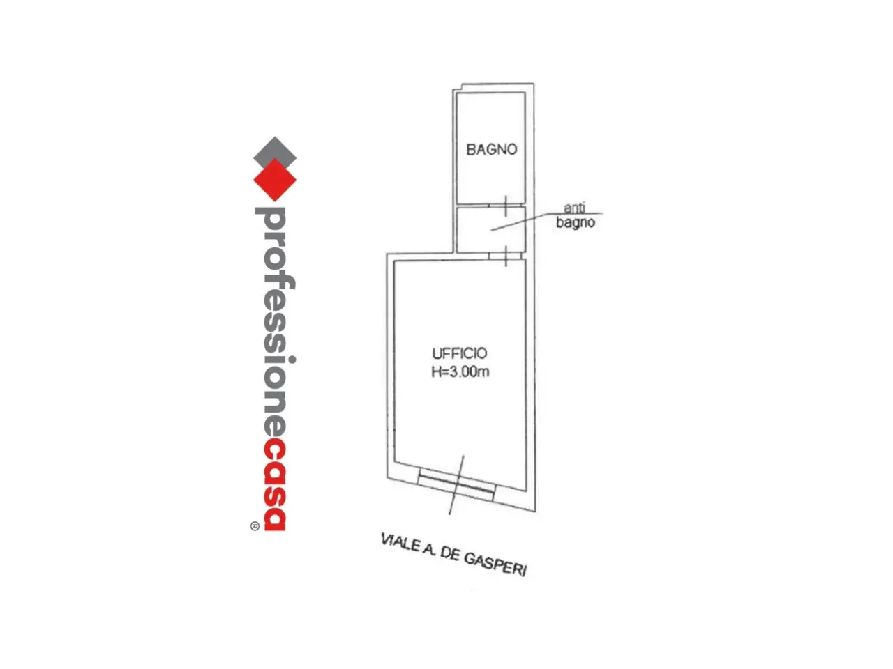 Ufficio in Via De Gasperi 23, Grottaglie, {3} - Planimetria 1
