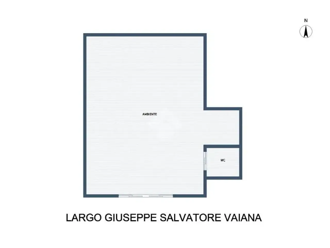 Magazzino in Via dell'Orsa Minore 61, Palermo, {3} - Planimetria 1