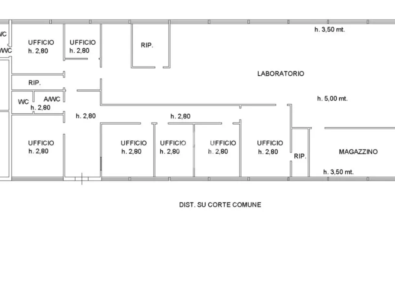 Laboratorio in Via della Santissima Trinità 18, Marino, {3} - Planimetria 1