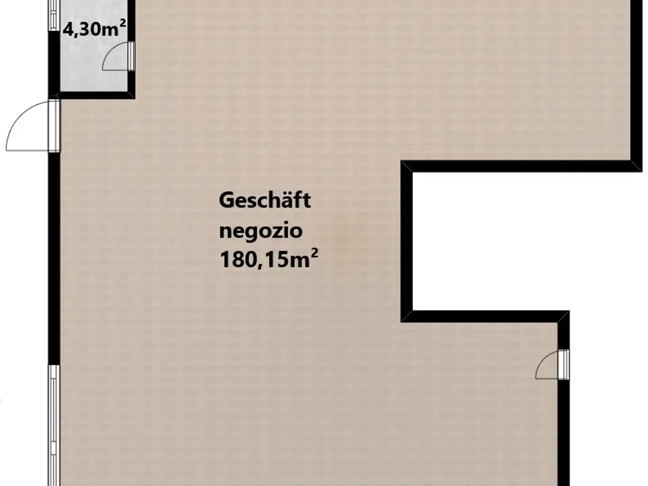 Ufficio in Postgranz, Merano, {3} - Planimetria 1