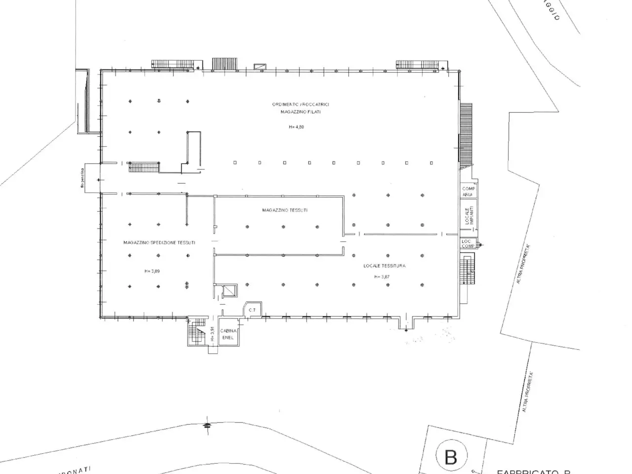 Capannone in Via Imbonati 11, San Fermo Della Battaglia, {3} - Planimetria 1