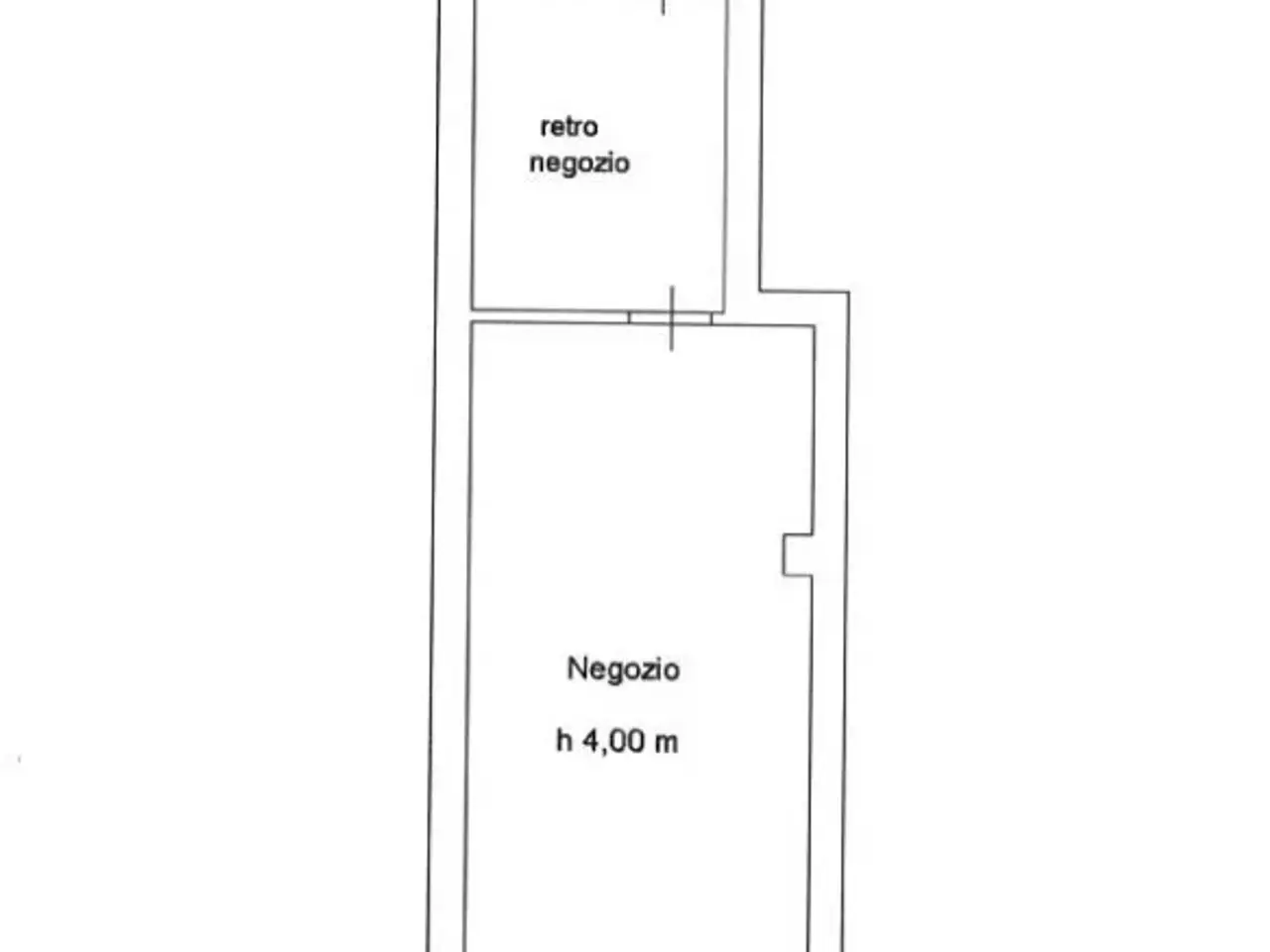 Negozio in Via Quintilio Varo 116, Roma, {3} - Planimetria 1