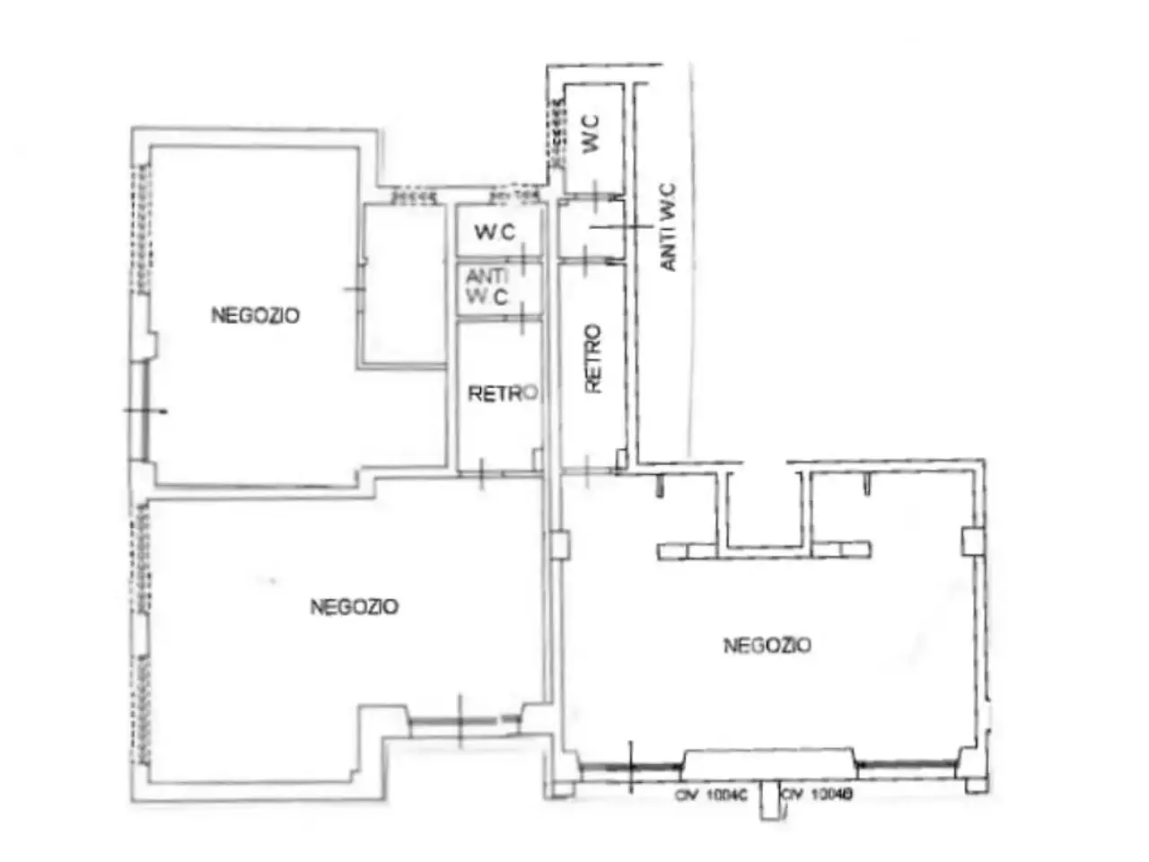 Negozio in Via Cassia 1004, Roma, {3} - Planimetria 1