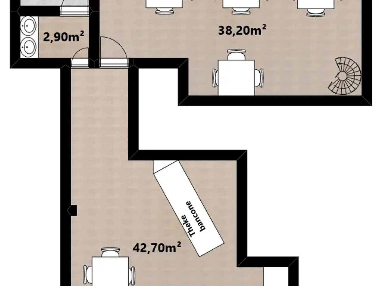 Negozio in Viale Druso - Drususallee, Bolzano, {3} - Planimetria 1