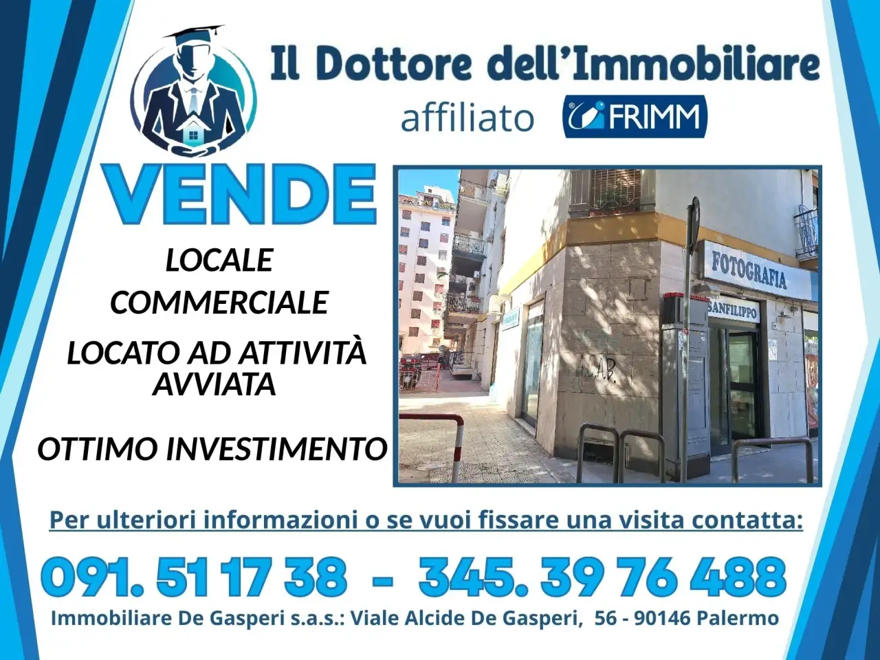 Negozio in Via Ammiraglio Rizzo 59, Palermo, {3} - Foto 1