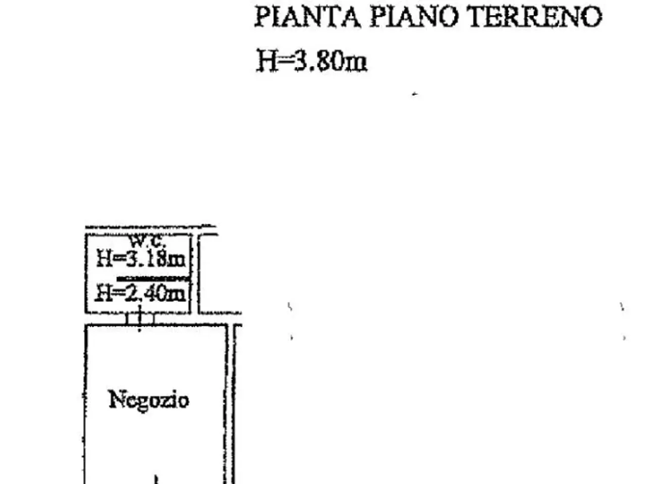Negozio in Via Vittorio Locchi 47, Firenze, {3} - Planimetria 1