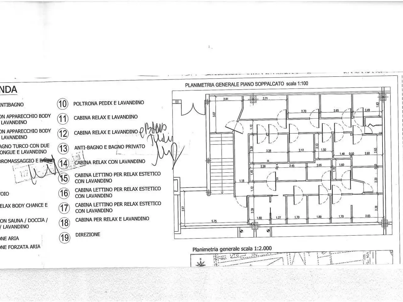 Centro estetico in , San Benedetto Del Tronto, {3} - Planimetria 1