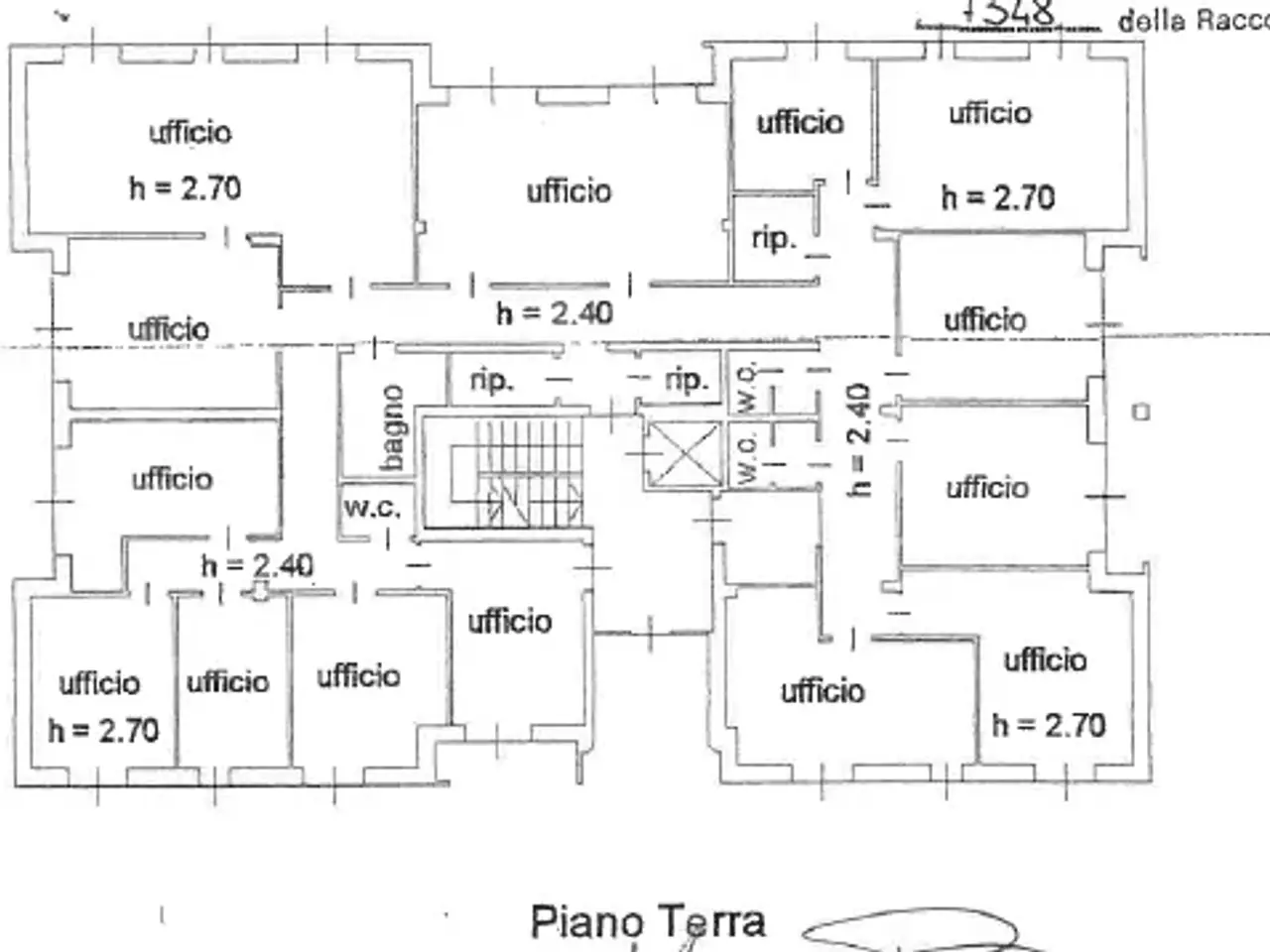 Ufficio in Via Roveggia 29/C, Verona, {3} - Planimetria 1