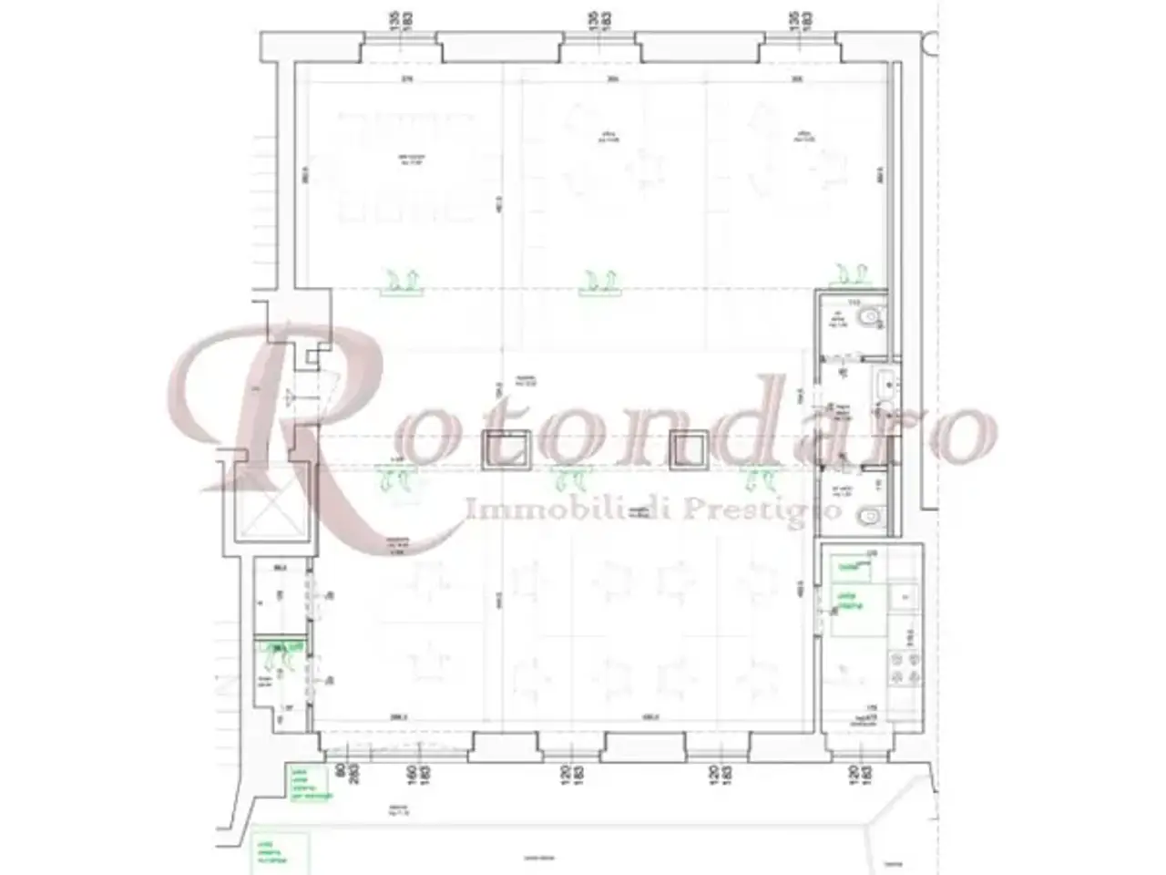 Ufficio in Corso Venezia, Milano, {3} - Planimetria 1