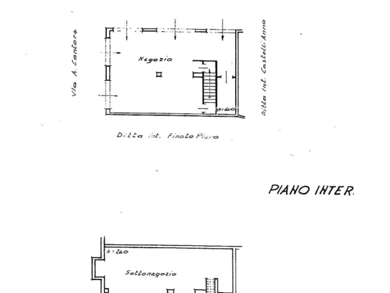 Negozio in Via Cantore 15, Verona, {3} - Planimetria 1