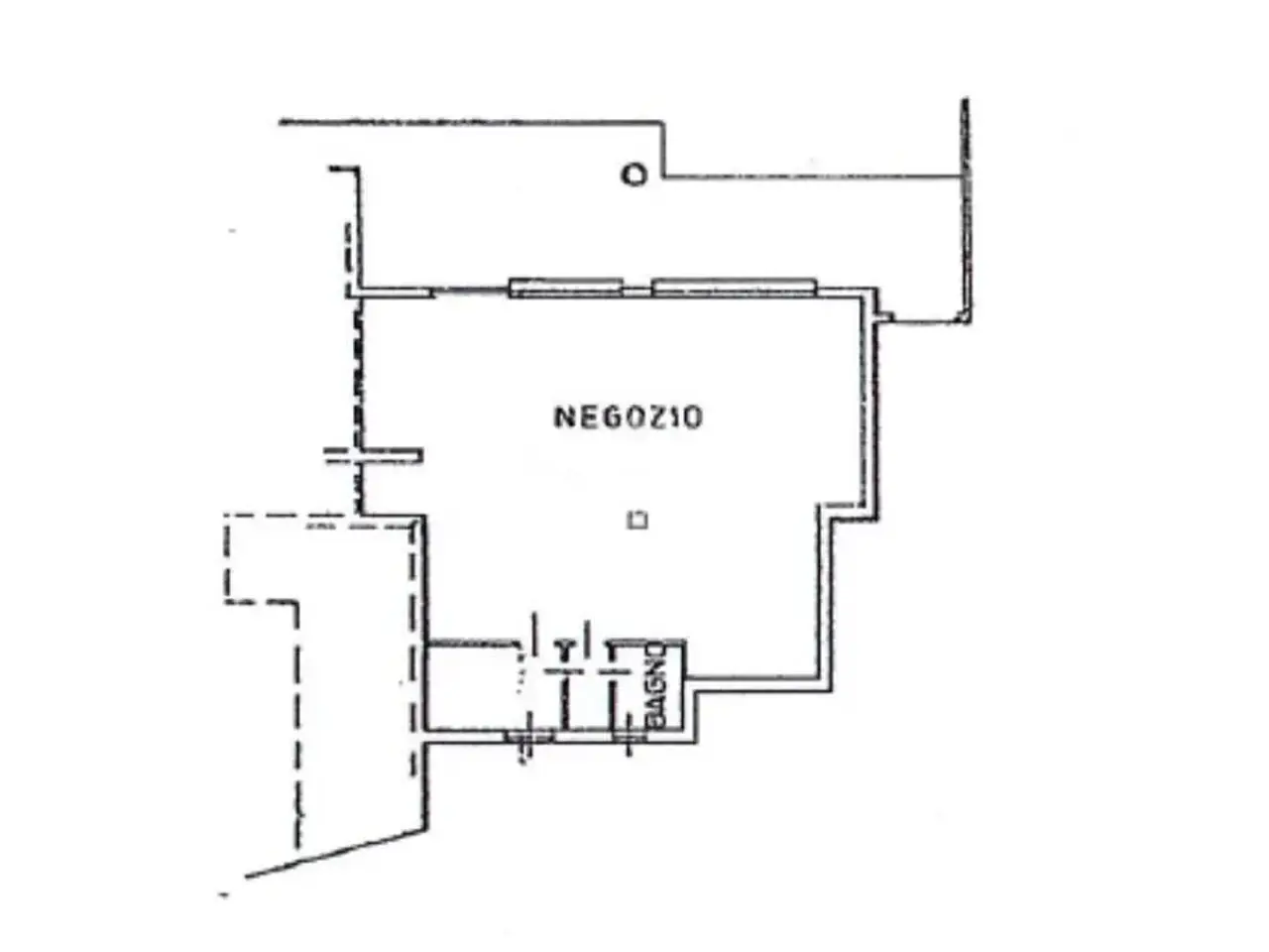 Negozio in Via Brigata Stella Alpina, Dalmine, {3} - Planimetria 1