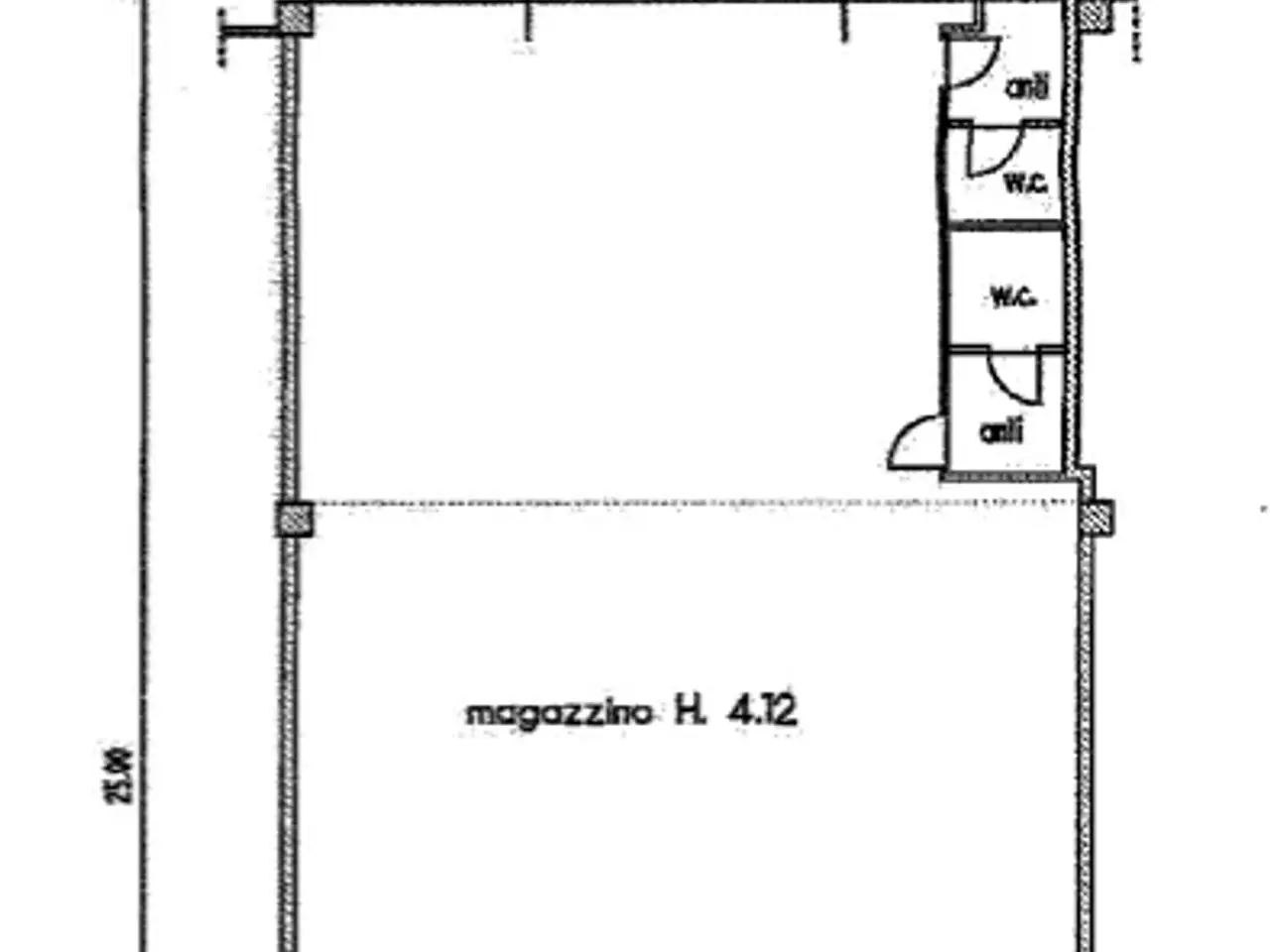 Capannone in Via Klagenfurt, Trento, {3} - Planimetria 1