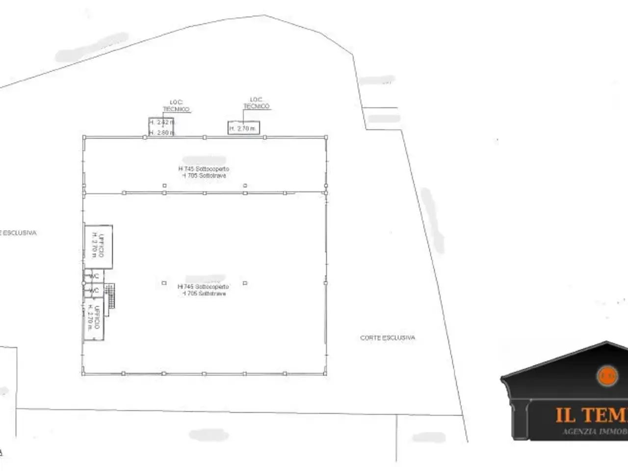 Capannone in Via della Tecnica, Vicenza, {3} - Planimetria 1