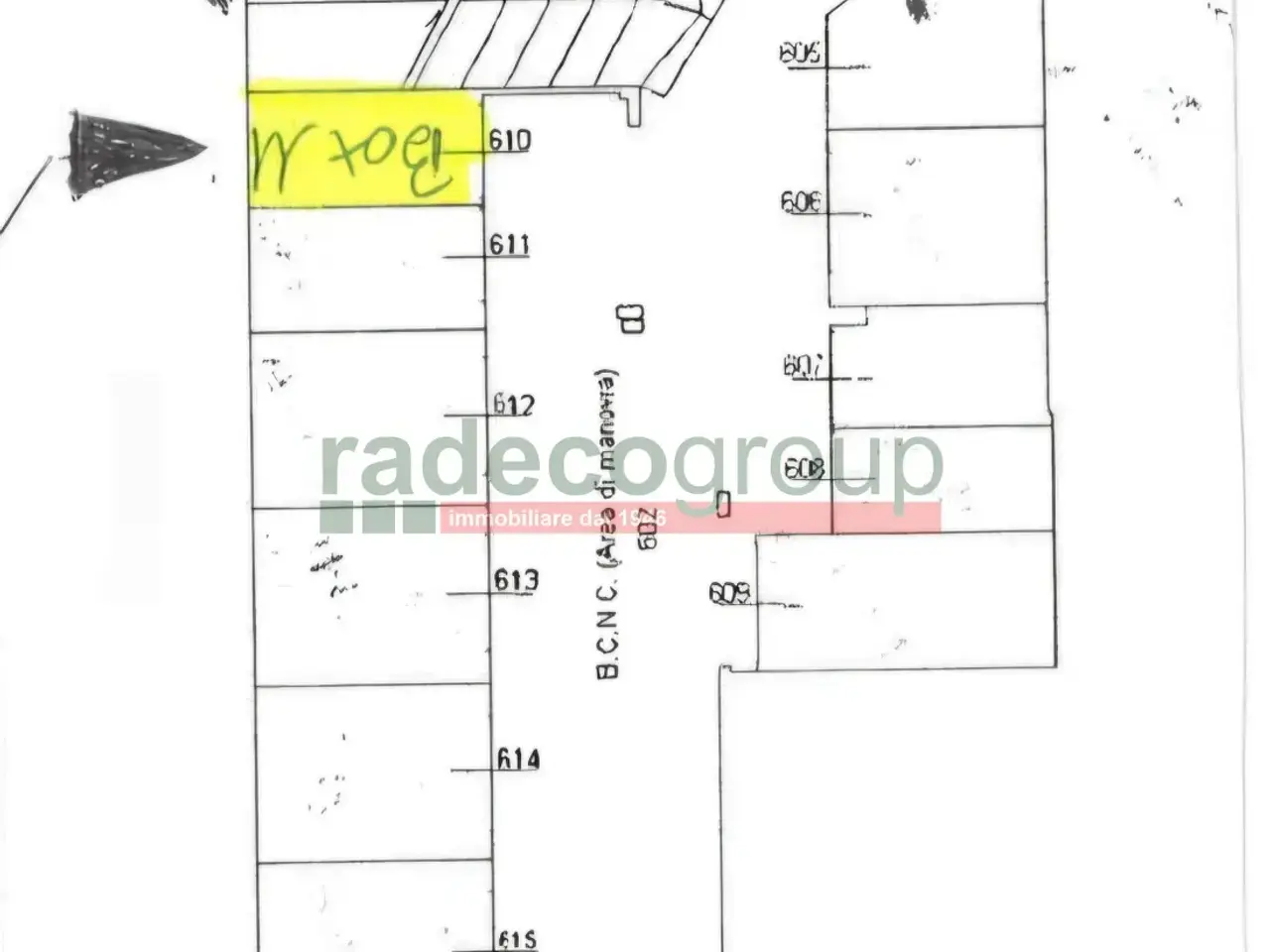 Parcheggio chiuso in Corso Amedeo 237/a, Livorno, {3} - Planimetria 1