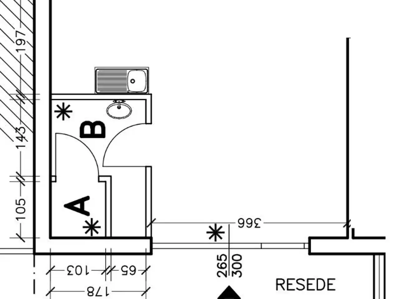 Negozio in Via U. Foscolo 2, San Giuliano Terme, {3} - Planimetria 1