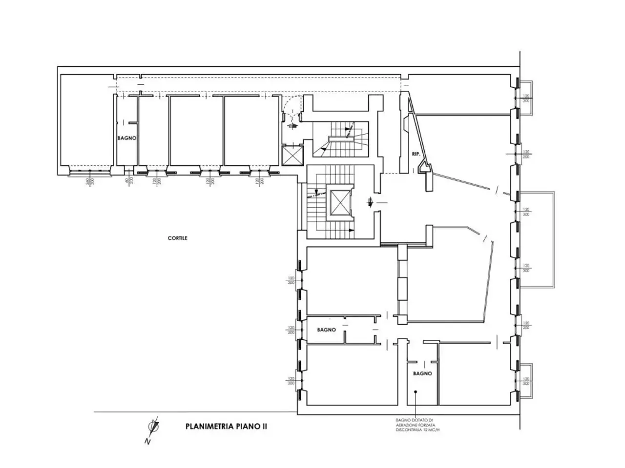 Ufficio in Via San Damiano, Milano, {3} - Planimetria 1