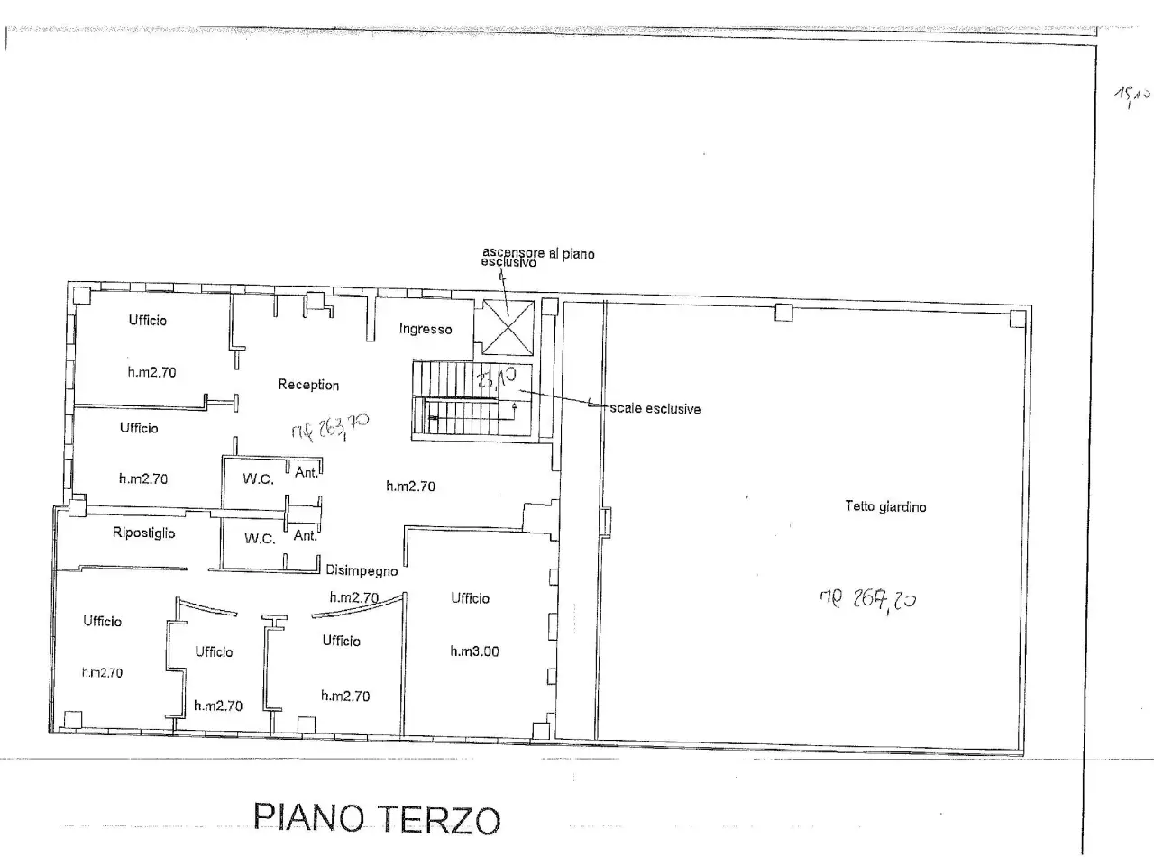 Ufficio in Via Mengolina 18, Faenza, {3} - Planimetria 1