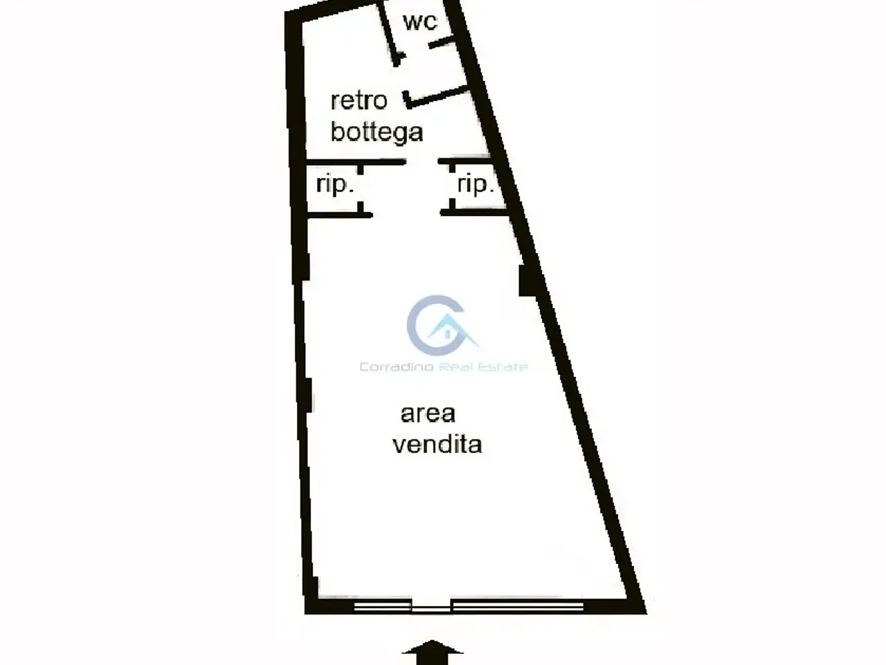 Negozio in Via Torrazzo 35, Catanzaro, {3} - Planimetria 1