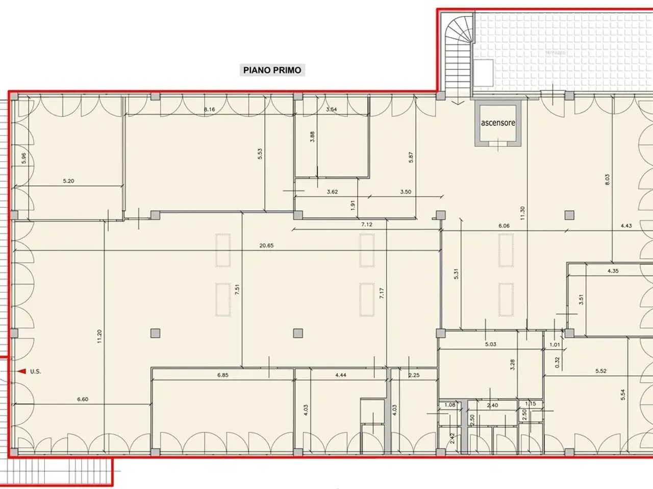 Negozio in Via Galeno 6, Corsico, {3} - Planimetria 1