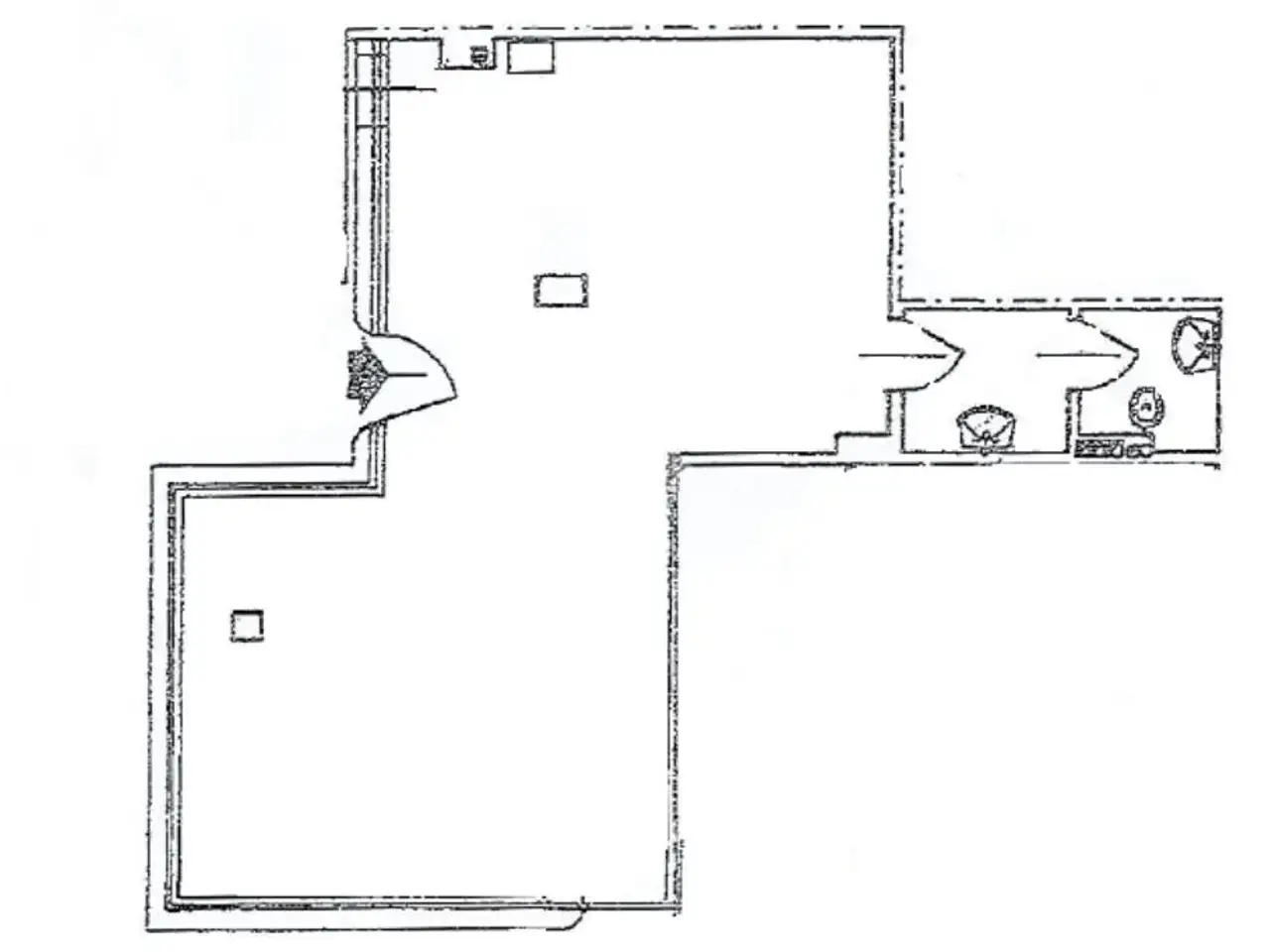 Negozio in Via Sorte, Brembate Di Sopra, {3} - Planimetria 1
