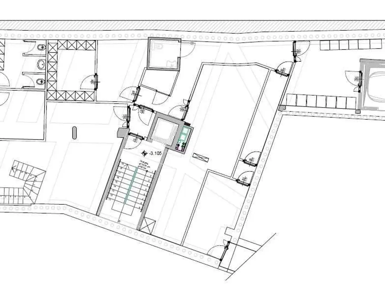 Negozio in Giulianova  1, Milano, {3} - Planimetria 1