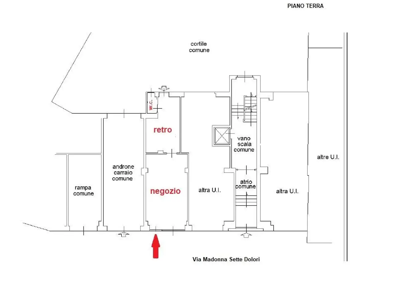 Negozio in , Vigevano, {3} - Planimetria 1