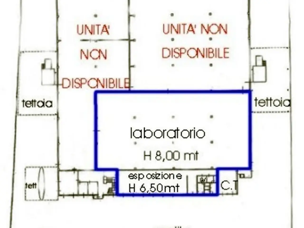 Esercizio commerciale in Via Cassinella, Vimodrone, {3} - Planimetria 1