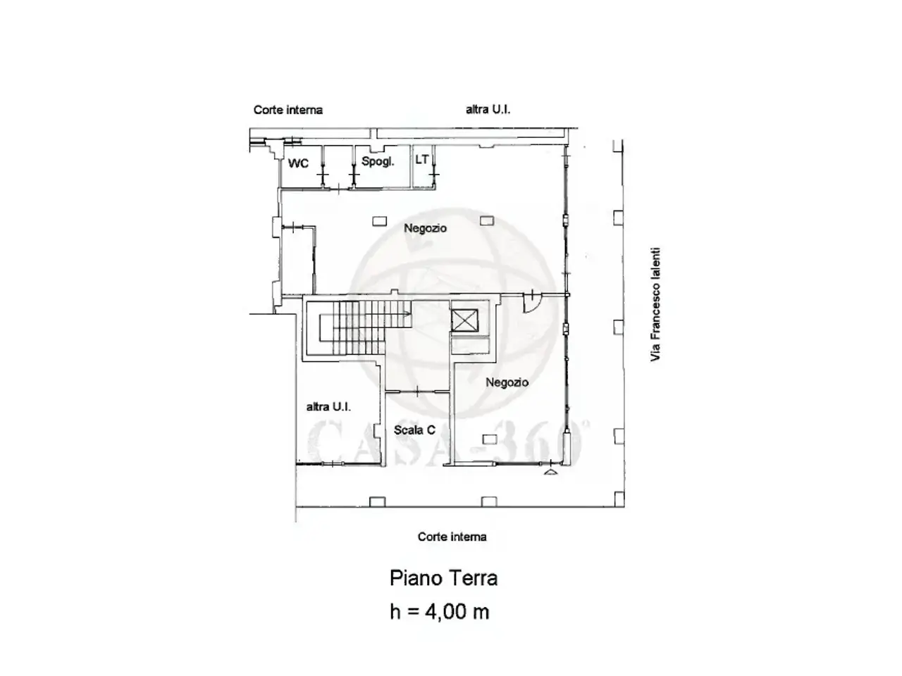 Negozio in Via del Rivo, 102a, Terni, {3} - Planimetria 1