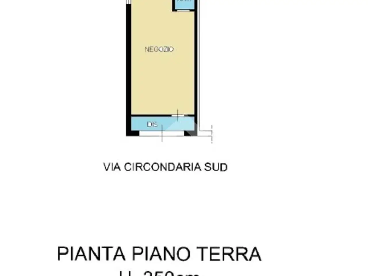 Negozio in Via Circondaria Sud 47, Castelfranco Emilia, {3} - Planimetria 1