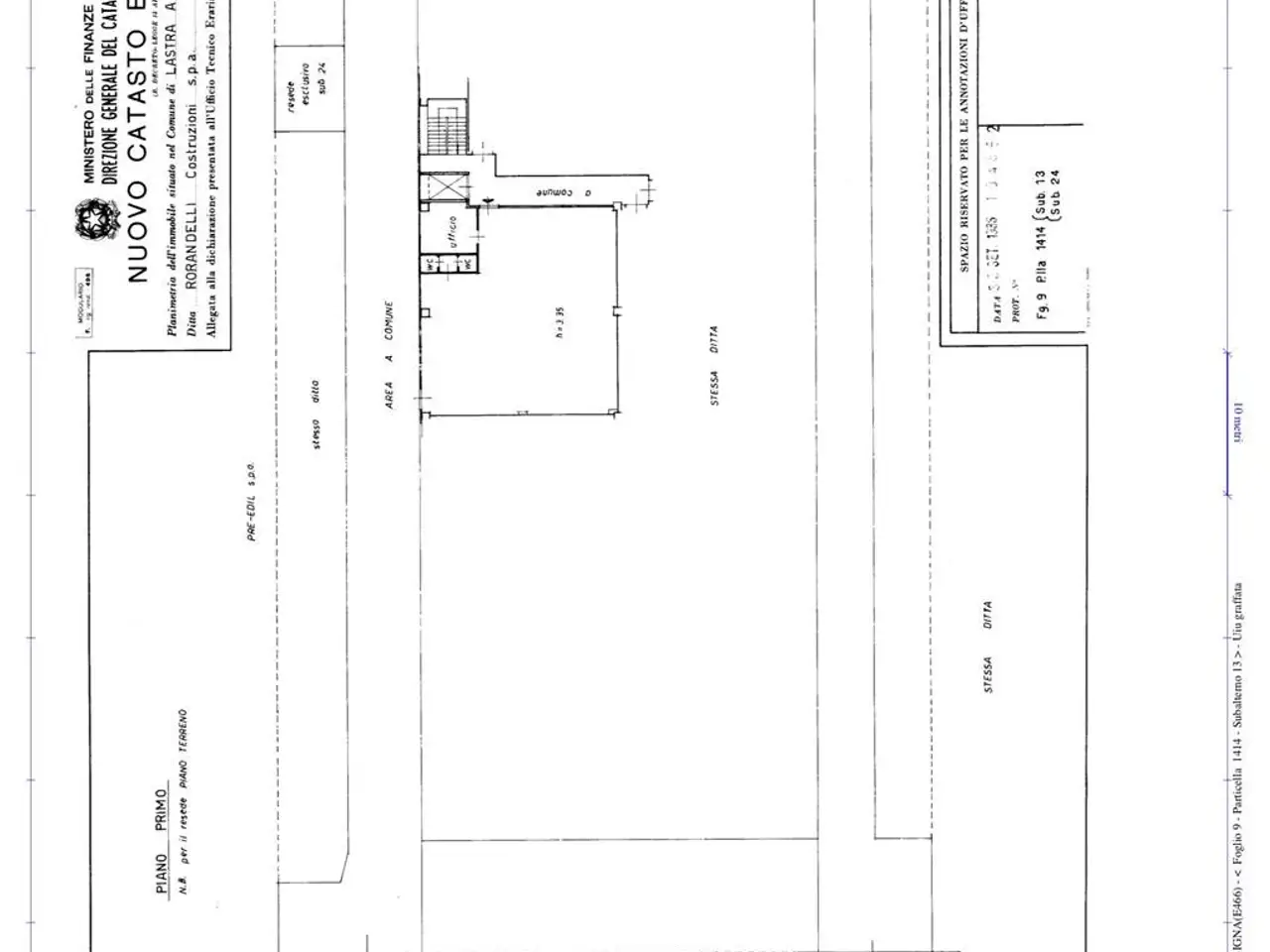 Laboratorio in , Lastra A Signa, {3} - Planimetria 1