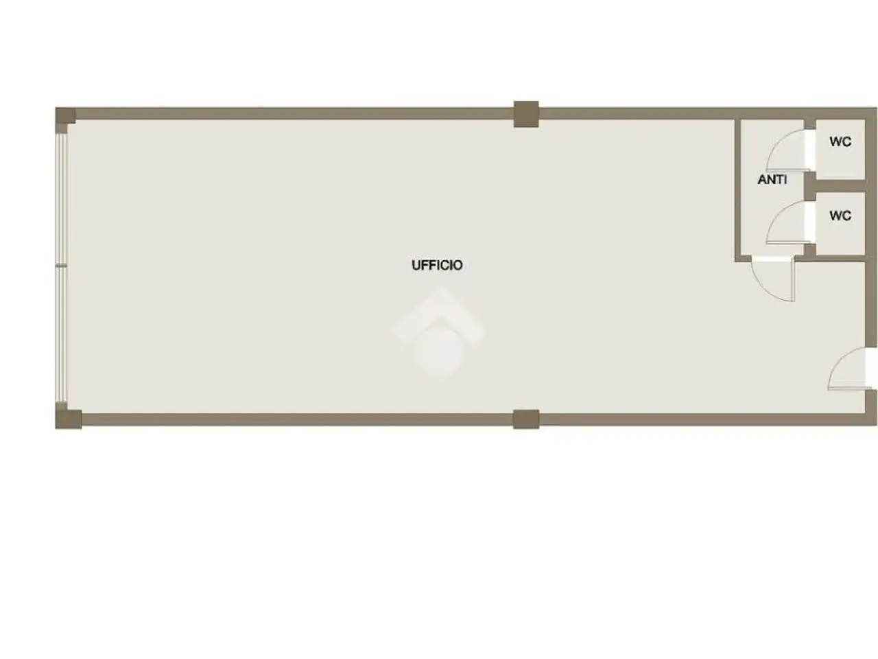 Ufficio in Via San Crispino 70, Padova, {3} - Planimetria 1