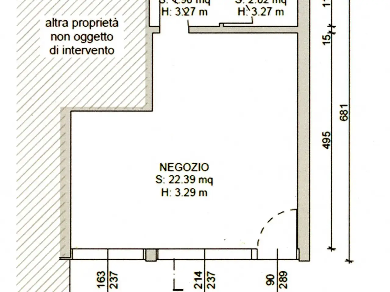 Negozio in , Treviso, {3} - Planimetria 1