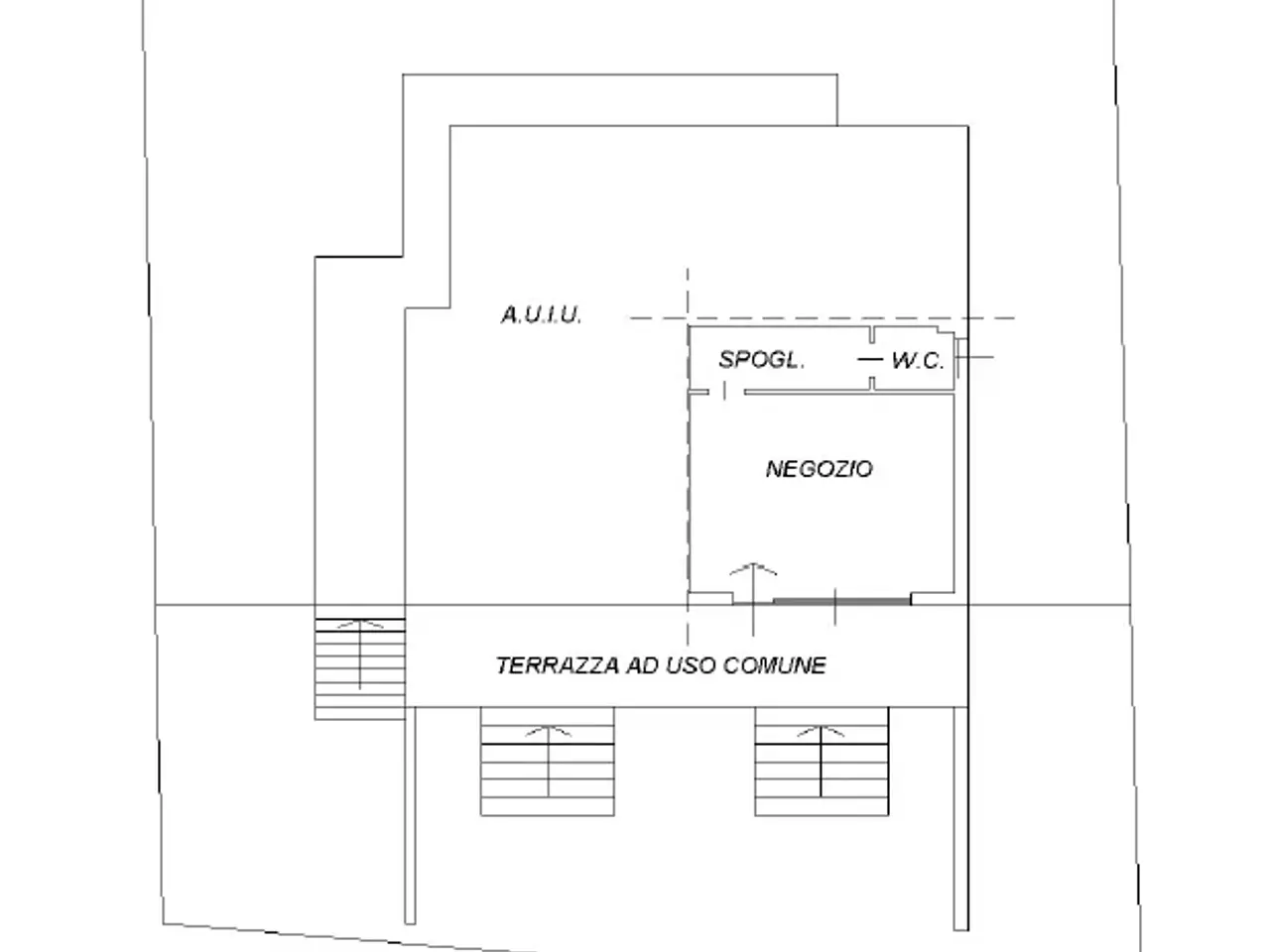 Negozio in Via Mirabello 55, Torreglia, {3} - Planimetria 1