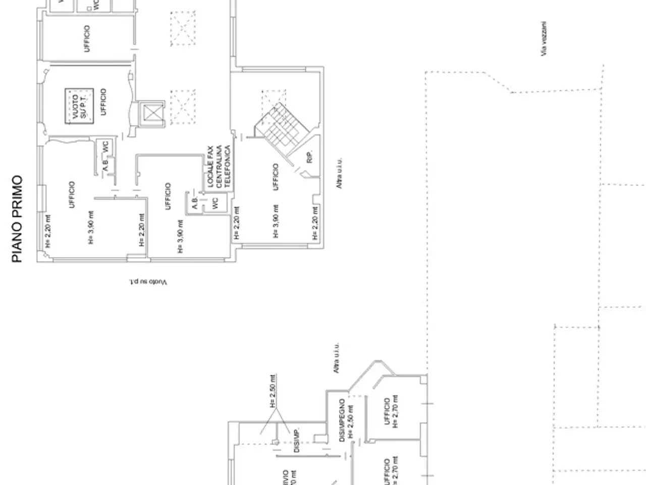 Ufficio in Via Lauro Vezzani 3, Bernareggio, {3} - Planimetria 1