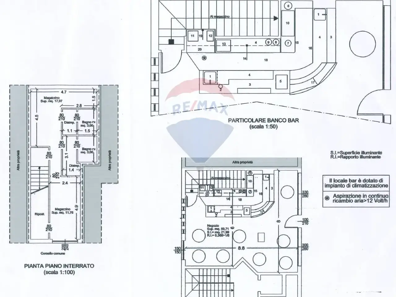 Ufficio in Nazionale 13, Trezzo Sull'Adda, {3} - Planimetria 1