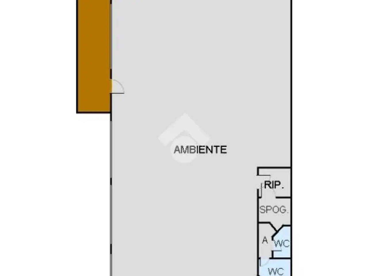 Negozio in Contrada Timpi Rossi 1, Alcamo, {3} - Planimetria 1