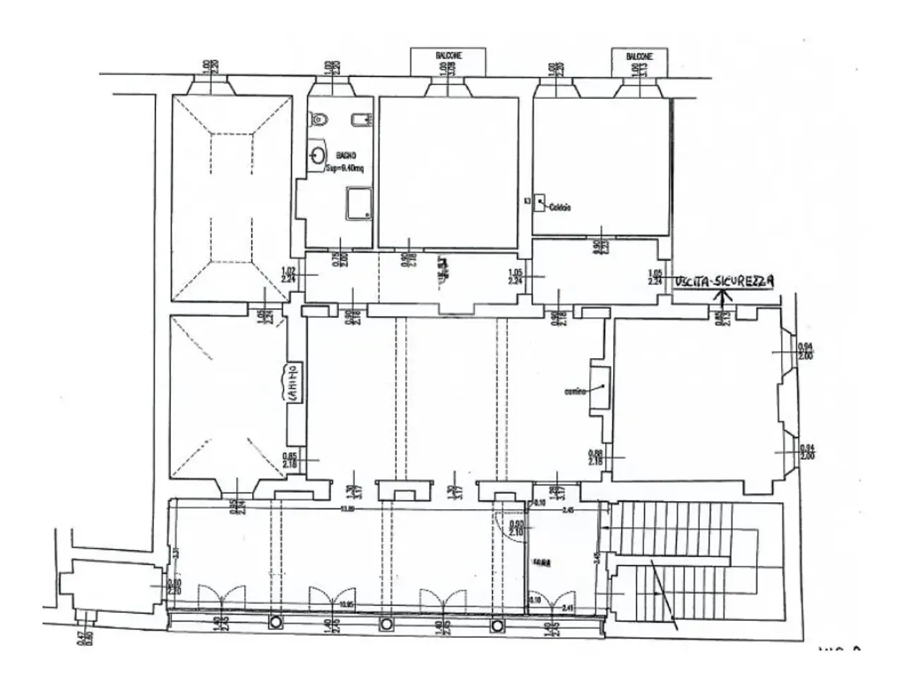 Ufficio in Via Roma, Treviglio, {3} - Planimetria 1
