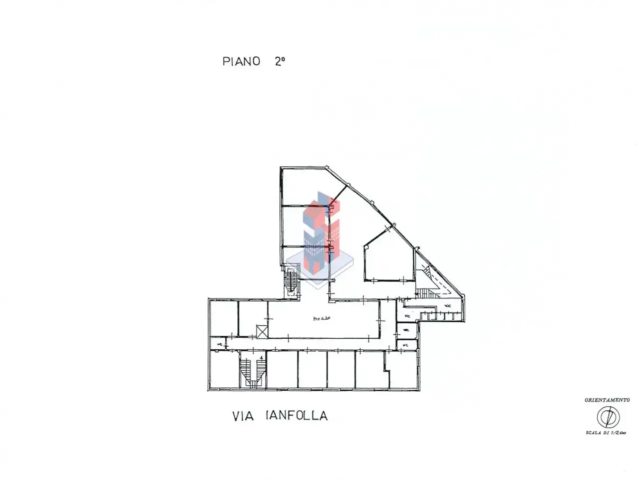 Esercizio commerciale in Secondigliano - Via Janfolla, Napoli, {3} - Planimetria 1