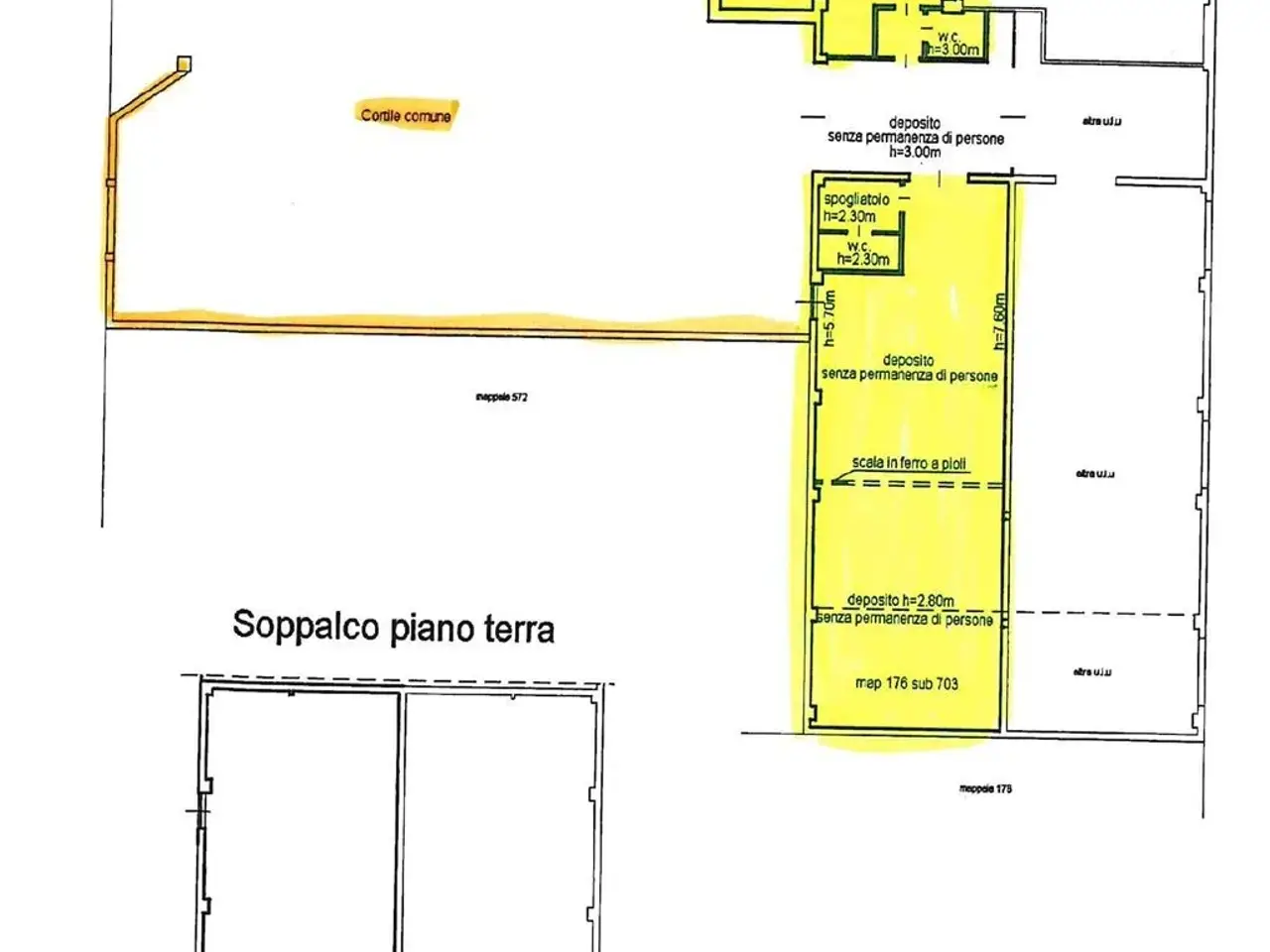Capannone in Via Andrea Palladio 13, Cinisello Balsamo, {3} - Planimetria 1