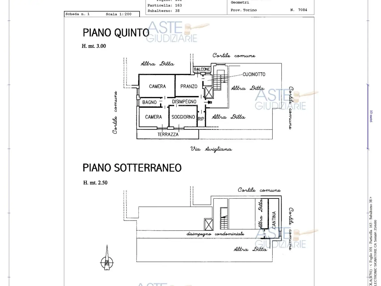 Garage in Via Avigliana, 18, 10022 Carmagnola To, Italia 18, Carmagnola, {3} - Planimetria 1